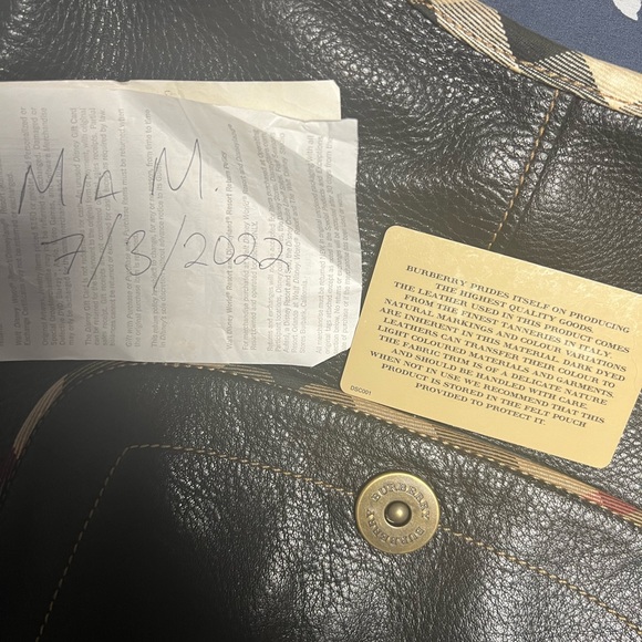 Burberry Leather Murphy Handbag - Picture 7 of 9